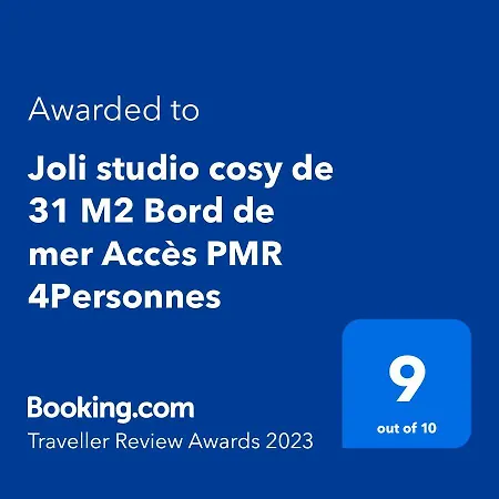 Apartament Joli Studio Cosy De 31 M2 Bord De Acces Pmr 4personnes